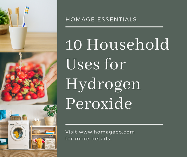 10 Household Uses for Hydrogen Peroxide Homageco.com