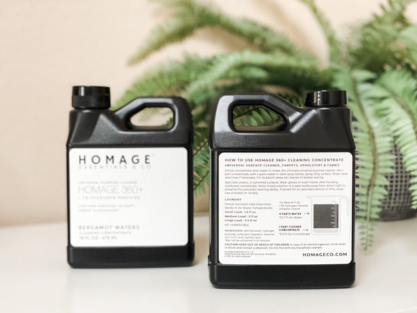 See what the difference is when you clean with food grade hydrogen peroxide www.homageco.com