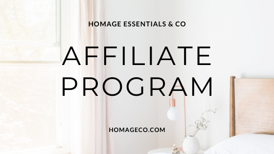 Homage Essentials Affiliate Program