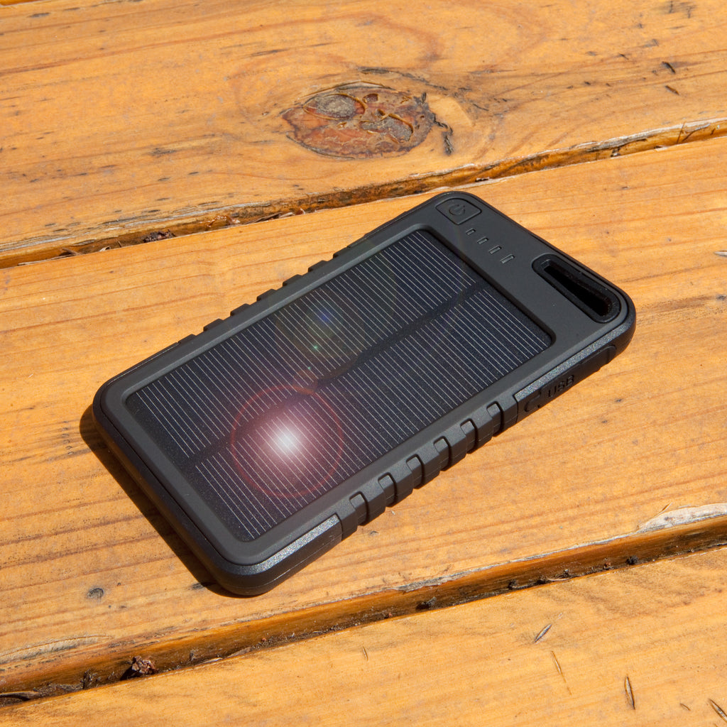 DOD Champion Solar Rejuva PowerPack (5000mAh) - Solar Powered Backup Battery (Polycarbonate Battery) BoxWave