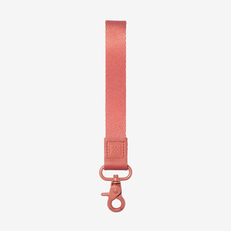 LOUIS VUITTON Damier Cobalt Lanyard Key Holder Orange 580390