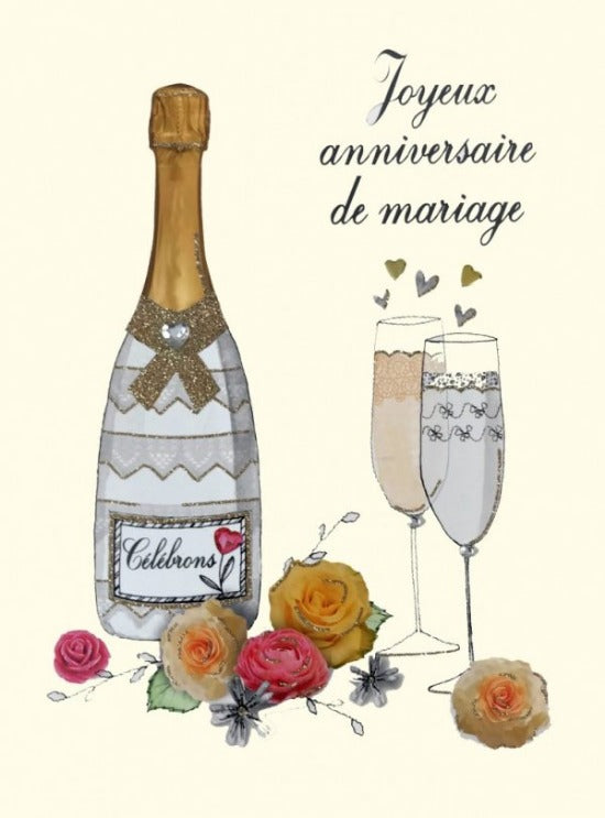 Carte De Souhait Gigantic Joyeux Anniversaire De Mariage Celebro Boutique Landry