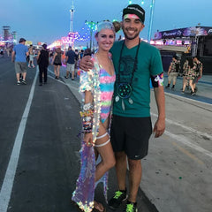Mike and Alyssa of Freedom Rave Wear EDC 2017