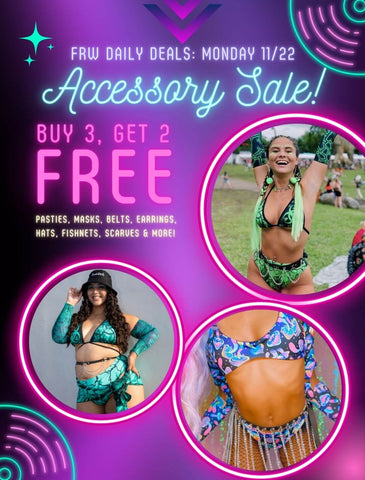accessory sale freedom rave wear