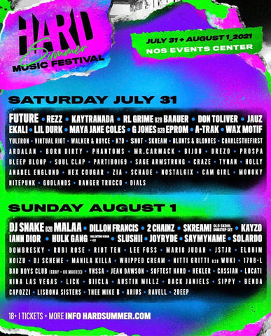 Hard Summer 2021 lineup