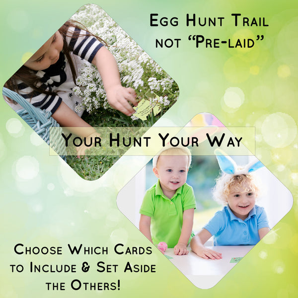 Outdoor Easter Egg Hunt Clues Game