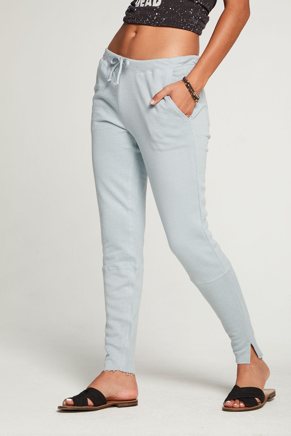 powder blue sweatpants