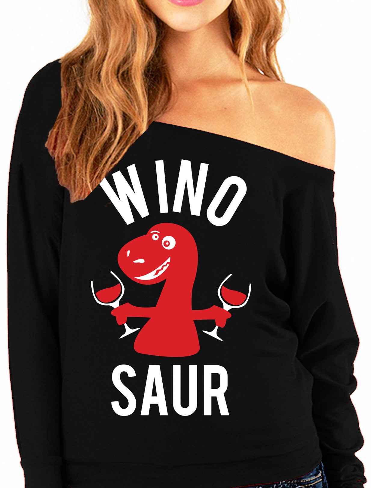 black slouchy sweatshirt