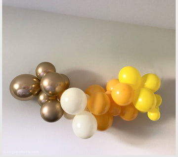Gold balloon garland , balloon arch , balloon arch garland, balloon kit, ivory, goldenrod, sunshine, golden, sunny, summer