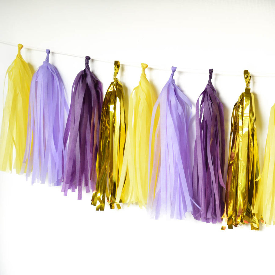 yellow tassel garland