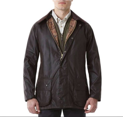 barbour utility wax jacket mens