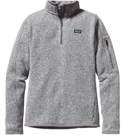 Patagonia Women's Better Sweater 1/4-Zip - Birch White | Krizia Martin