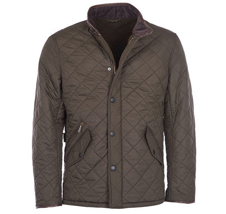 Barbour Powell Quilted Jacket - Olive | Krizia Martin