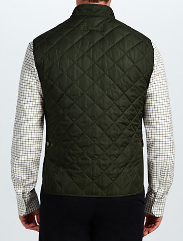 Barbour Lowerdale Quilted Vest - Olive | Krizia Martin