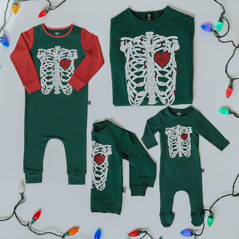 long sleeve christmas skeleton baby romper, newborn romper, and sweatshirts