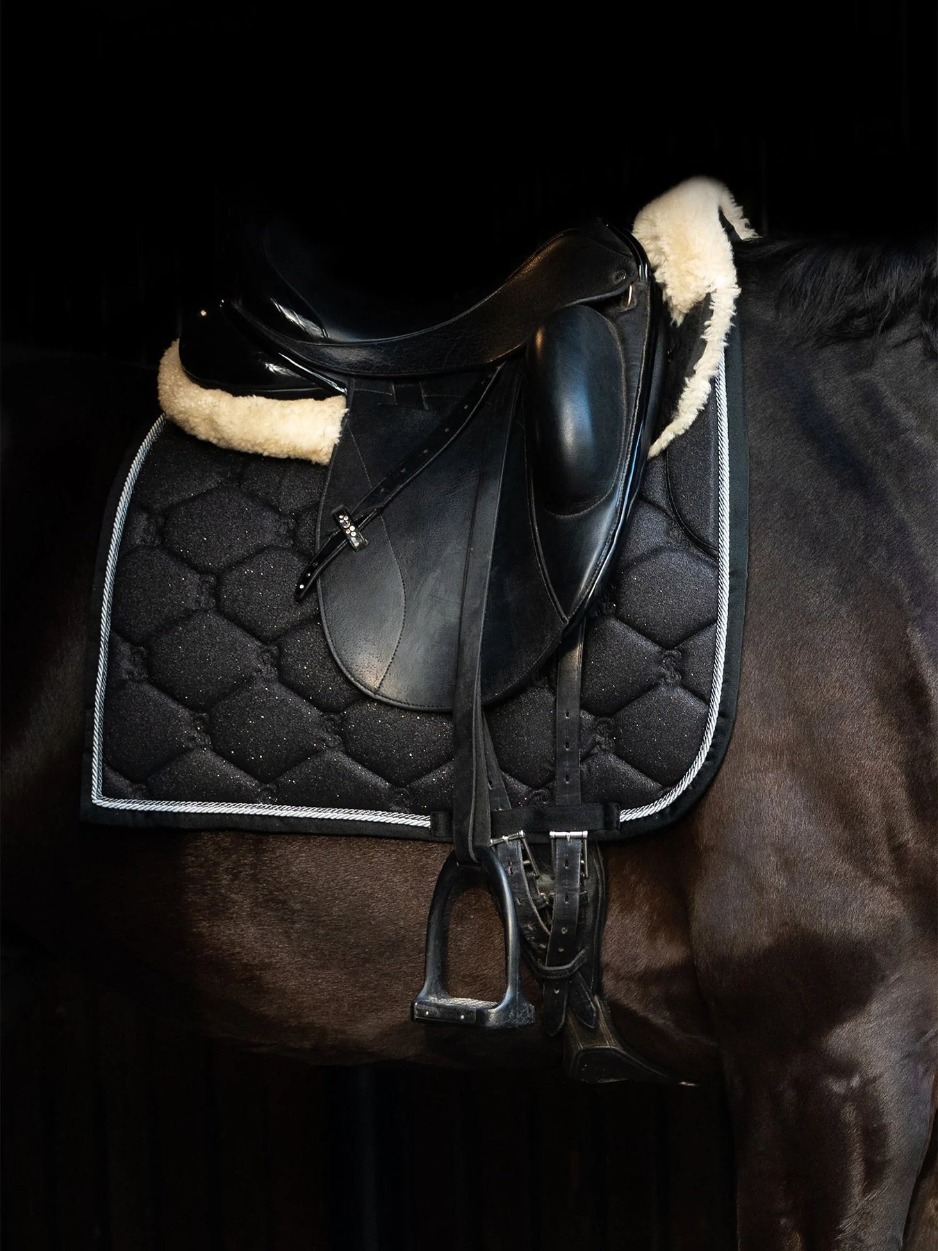 Stardust Dressage (Gun Metal) - 1110-071-720-003 - Saddle Pads