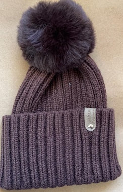 www. - Removable Winter Warm Fur Pom pom Knitted bling Hats  Skullies Beanie With 15cm Fur