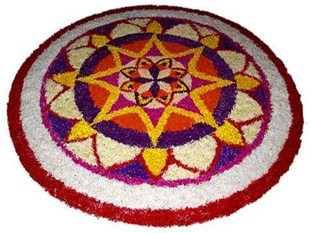 Onam Pookalam Ready Made Design Kalavara Com