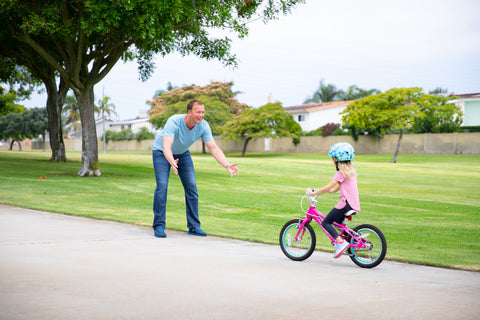 Teaching kids to coast their bike