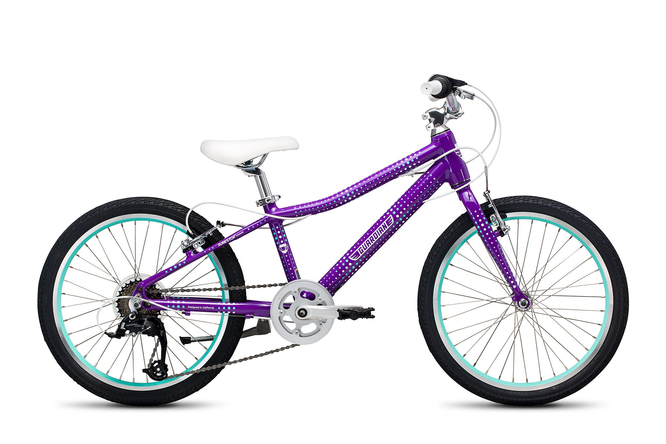 purple 20 inch bike