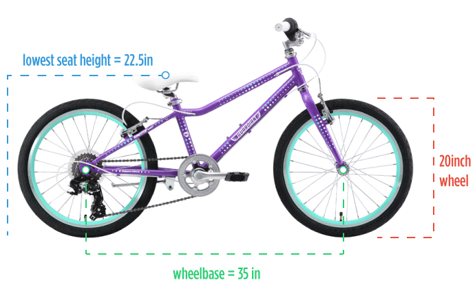 children's bicycle sizes