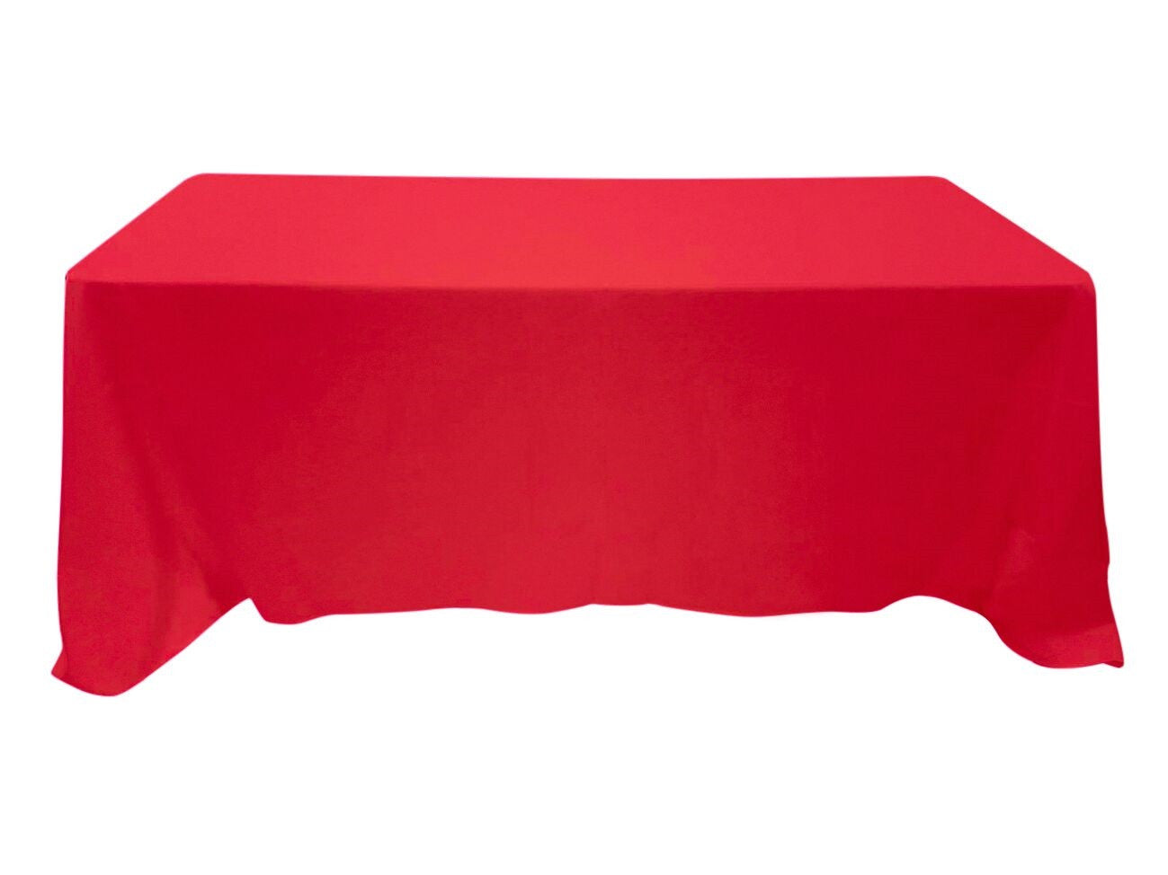 red tablecloth