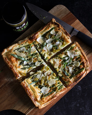 Hatch Green Chile Savory Spring Tart