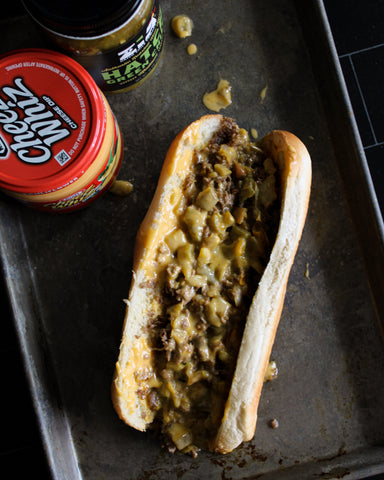 Hatch Green Chile Whiz Wit Philly Cheesesteak