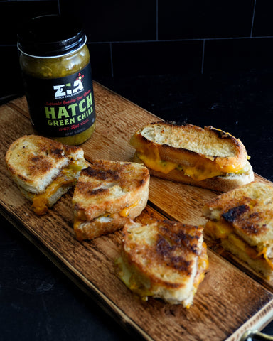 Hatch Green Chile Apple Grilled Cheese