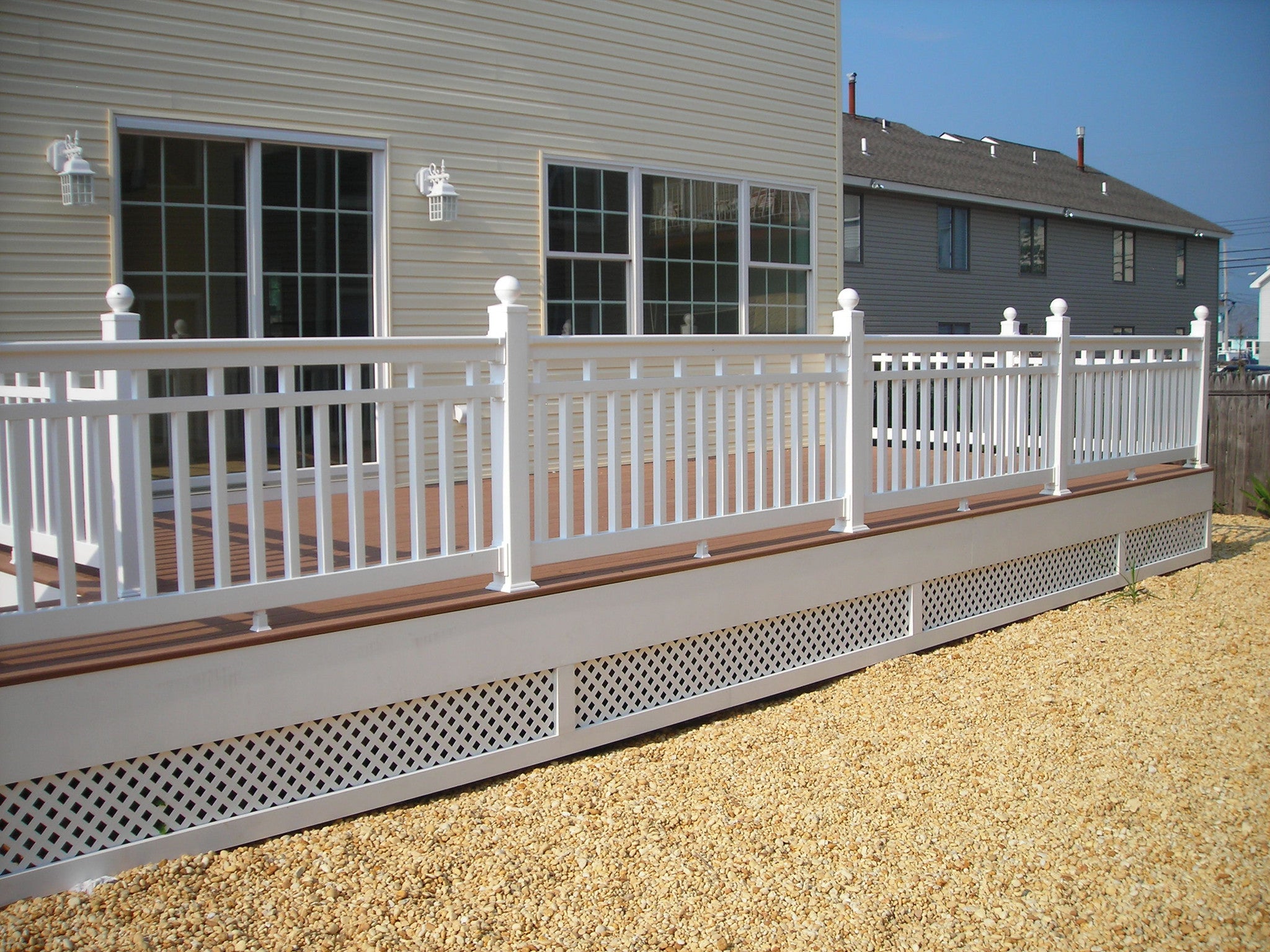Vinyl Railing Kit with Colonial Balusters | American ...