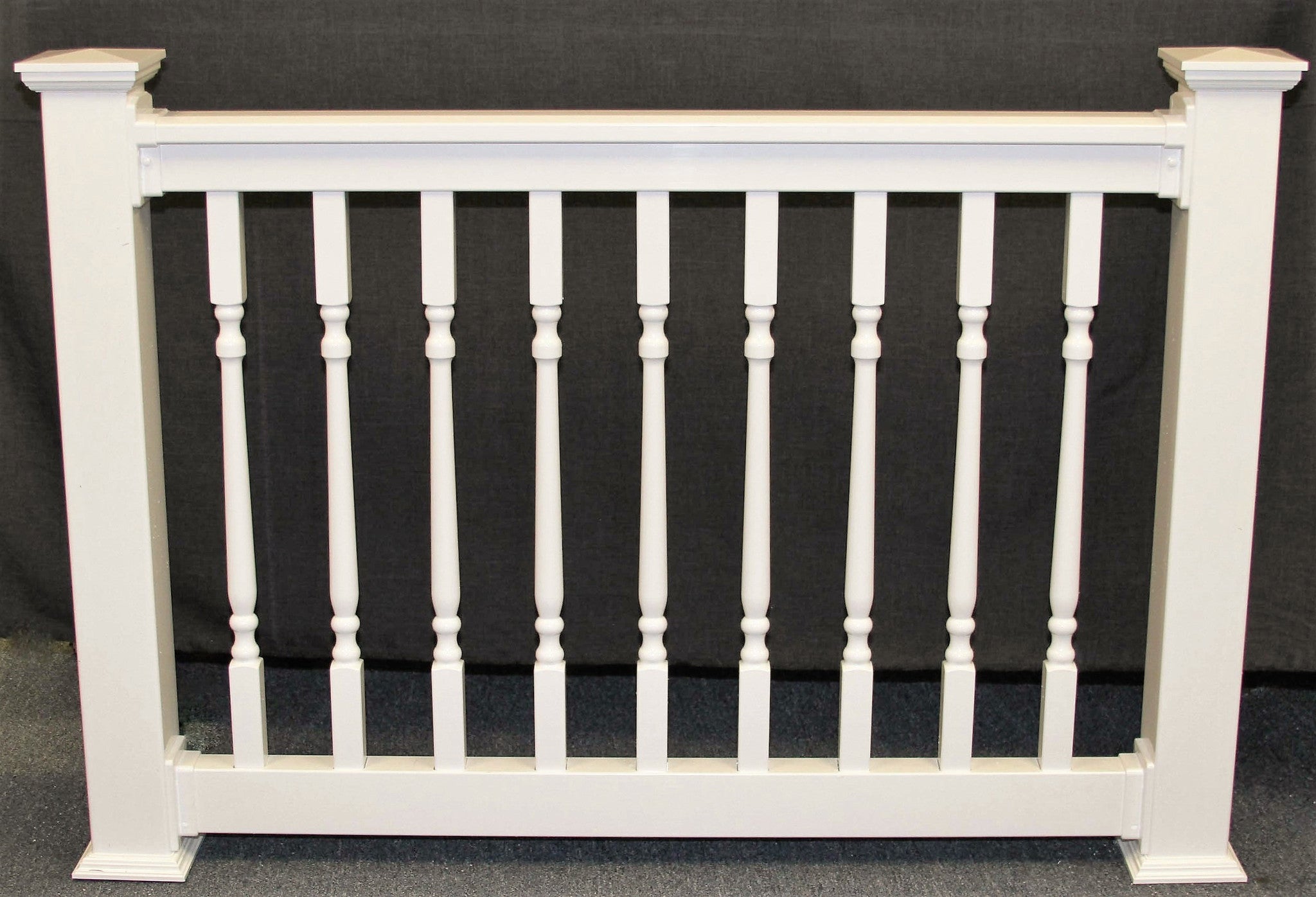 Vinyl Railing Kit With Colonial Balusters American Choice American Choice Railing Fencing