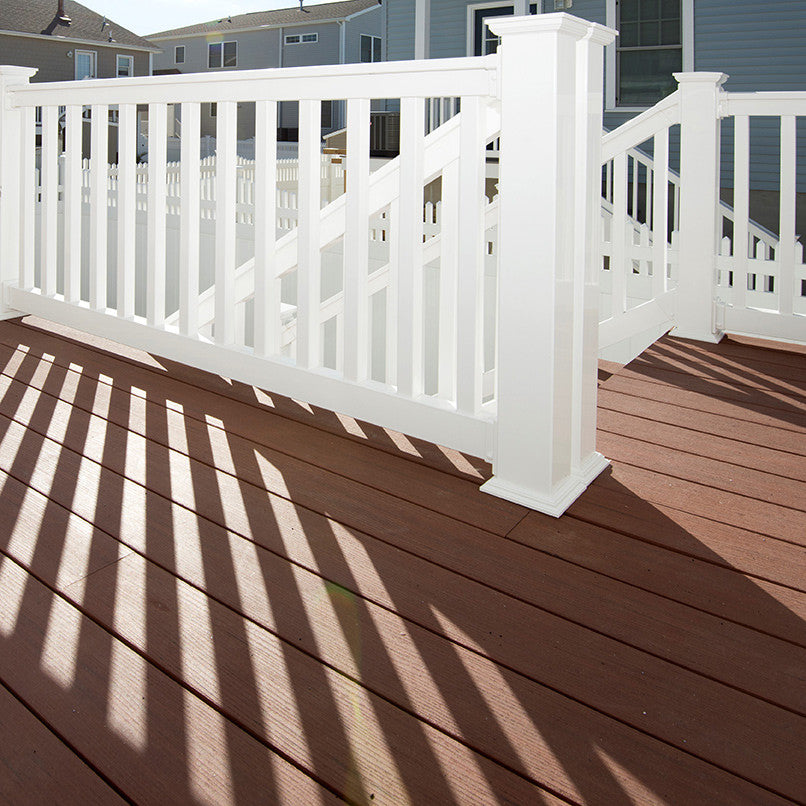 Vinyl Railing Kit with Colonial Balusters | American ...