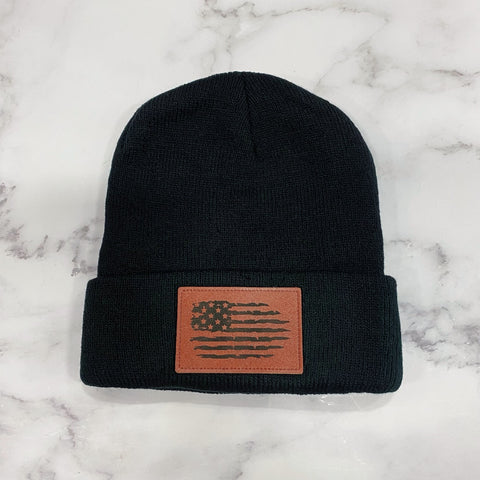 patriotic beanie