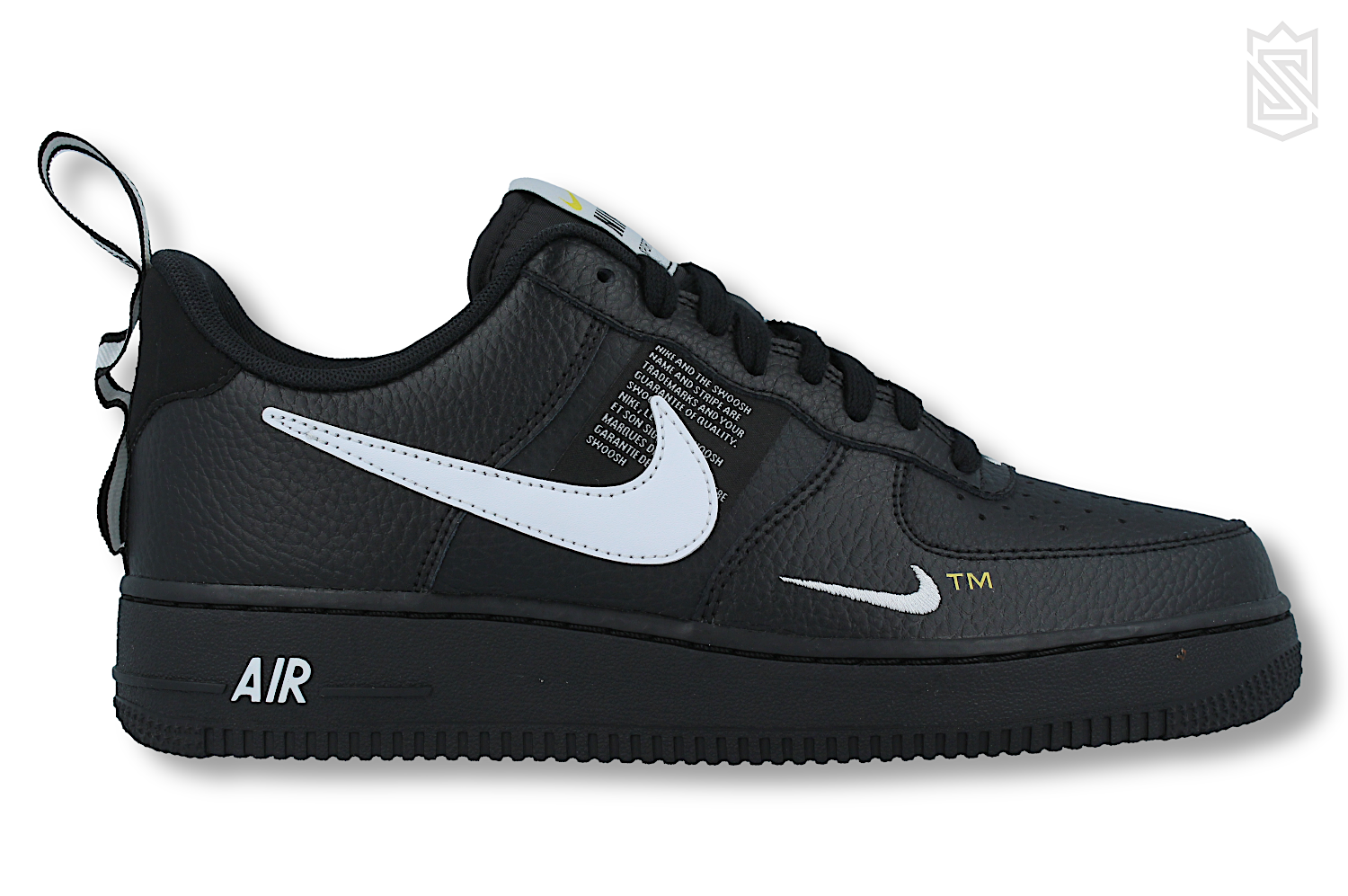 air force 1 lv8 utility schwarz weiß 