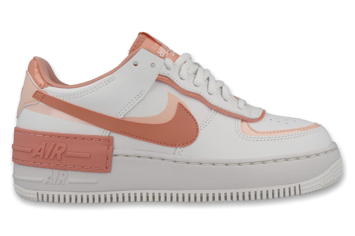 nike wmns air force 1 shadow white pink