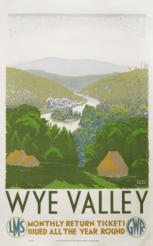 Wye Valley, Gregory Brown, GWR, c.1935