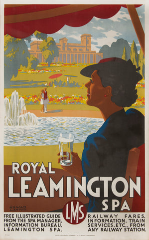 Leamington Spa poster, GWR, 1935
