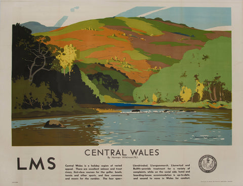 Norman Wilkinson, Central Wales poster