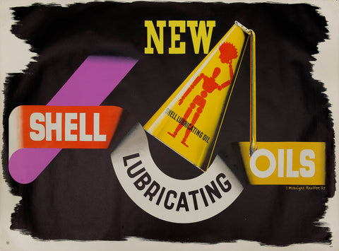 Shell oil poster, Edward Mcknight Kauffer