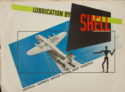 Shell oil poster, Edward Mcknight Kauffer