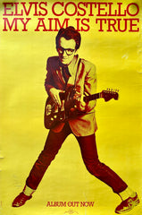 •	“My Aim is True - Elvis Costello” Album Poster, 1977