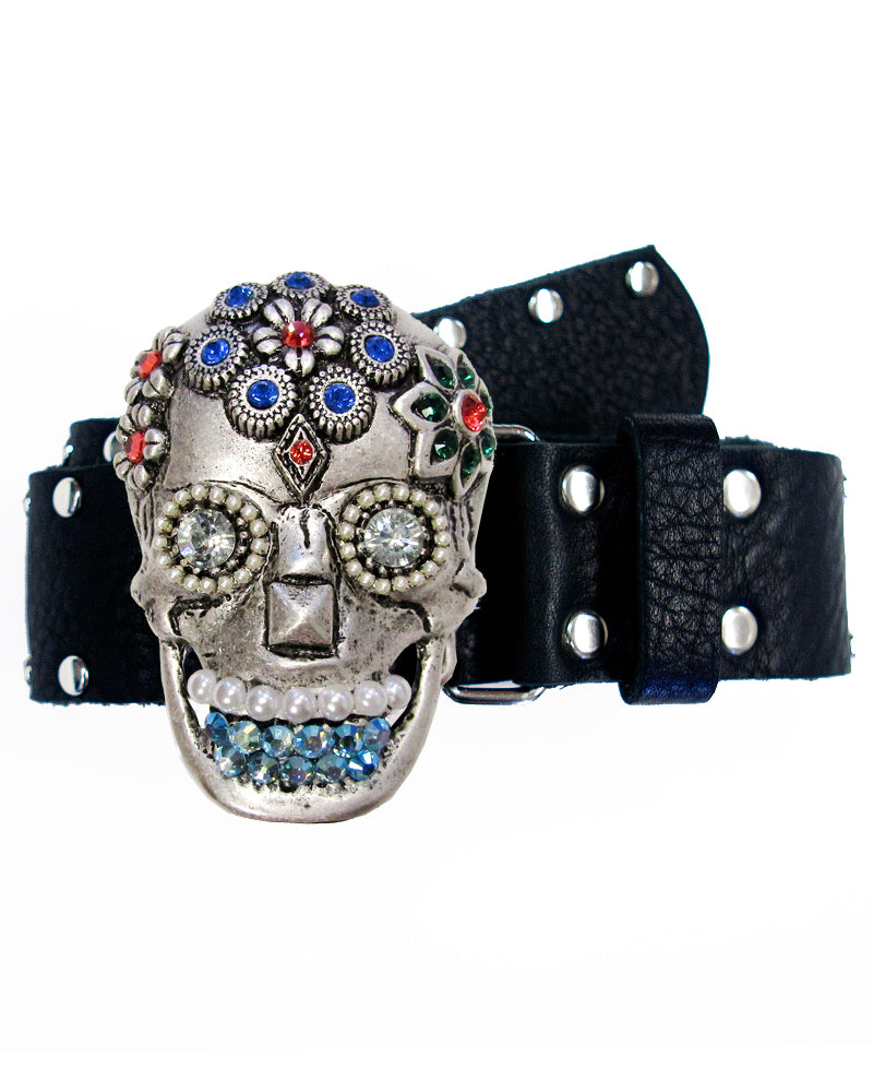 skull belts