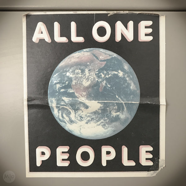 All One People sticker at Melissa Osgood Studio