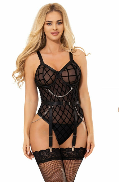 YX846 Black Bodysuit