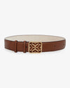 Picture of Strathberry Monogram Wide Buckle Belt