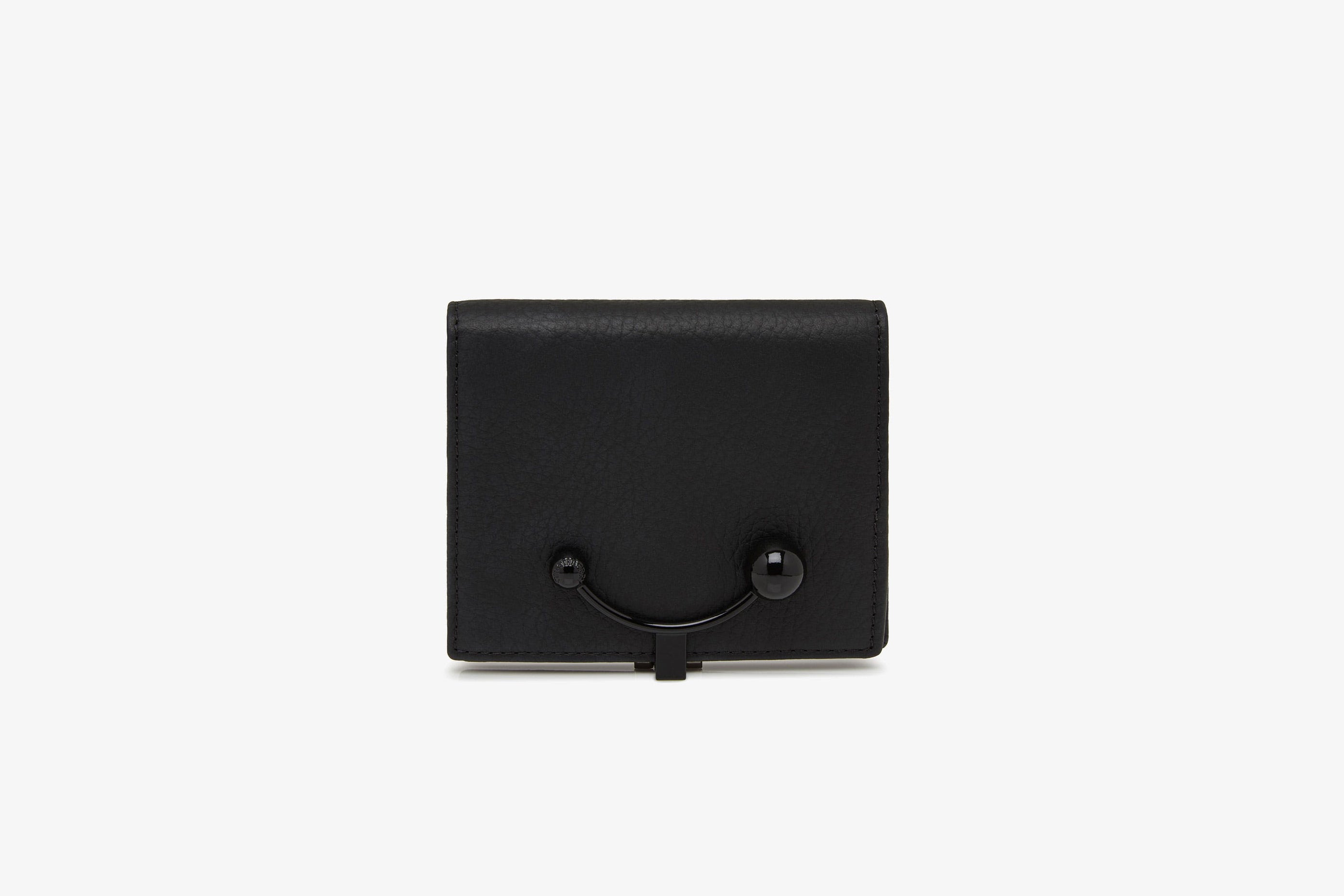 A view showcasing our Crescent Wallet - Black Coated Bar