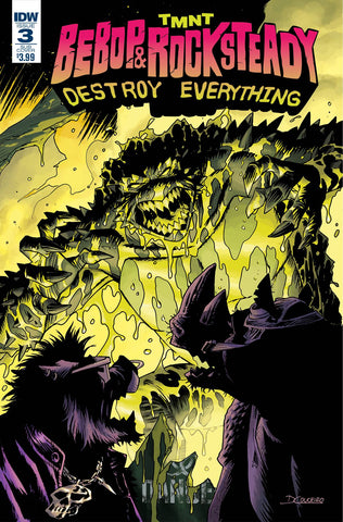TMNT BEBOP & ROCKSTEADY DESTROY EVERYTHING #3 SUB VARIANT COVER