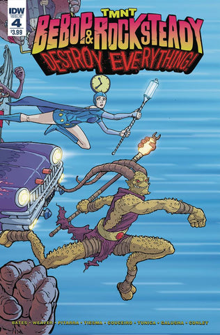 TMNT BEBOP & ROCKSTEADY DESTROY EVERYTHING #4 COVER