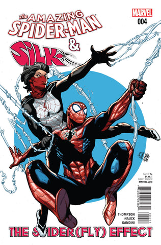 AMAZING SPIDER-MAN AND SILK SPIDERFLY EFFECT #4 (OF 4) COVER