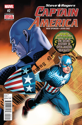 CAPTAIN AMERICA STEVE ROGERS #2 COVER